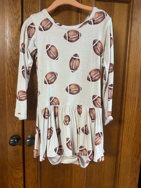 Bums & Roses Football Ruffle Dress